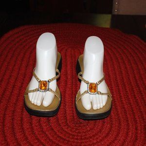 Great Little Slip On Jeweled Sandal